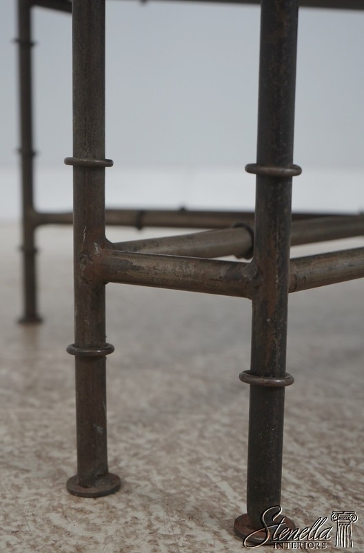 72705: BAKER Bamboo Form Iron Base Coffee Table gallery