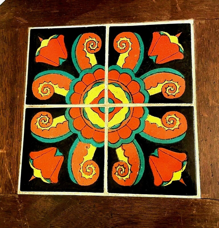 Rare Antique Monterey Catalina Taylor Tile Mission Table gallery
