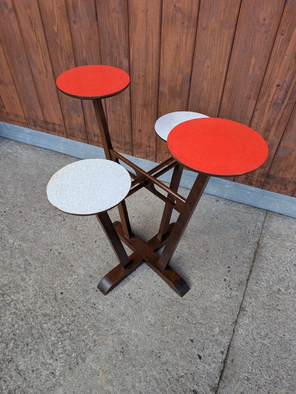 50s Vintage Flower Table 50er Blumentisch Rockabilly Floral Etagere 3, Original gallery