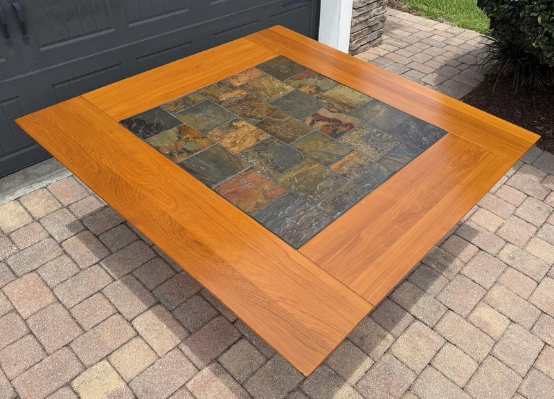 Large Teak Danish Mid Century Dining Table Maybe Gangsø Møbler, Nice Grain. gallery
