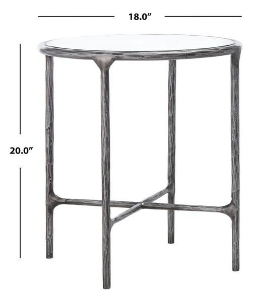 Safavieh JESSA METAL ROUND END TABLE, Reduced Price 2172754308 SFV9505B