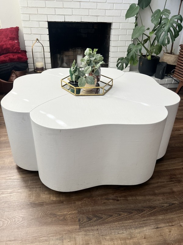 Mid-Century Modern Clover Coffee Table & Cabinet gallery
