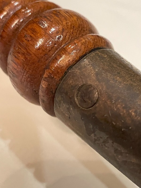 Victorian Hand Carved Tiger oak parlor table Brass Ball claw Feet beaded 1900s gallery