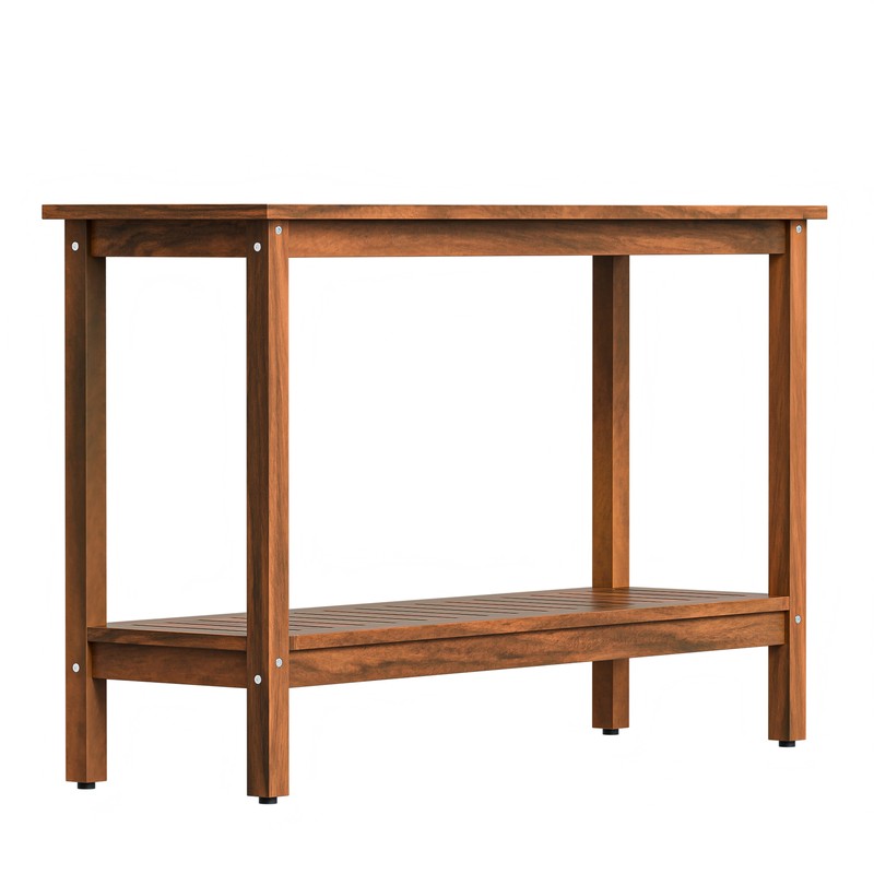 48in Console Table Indoor Outdoor Multifunctional Buffet Bar Storage Organizer gallery
