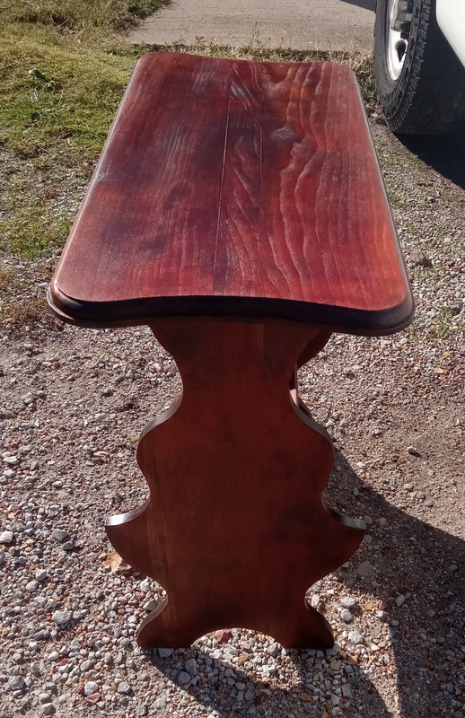 Solid Walnut Bookshelf Table / End Table (BST-36) gallery