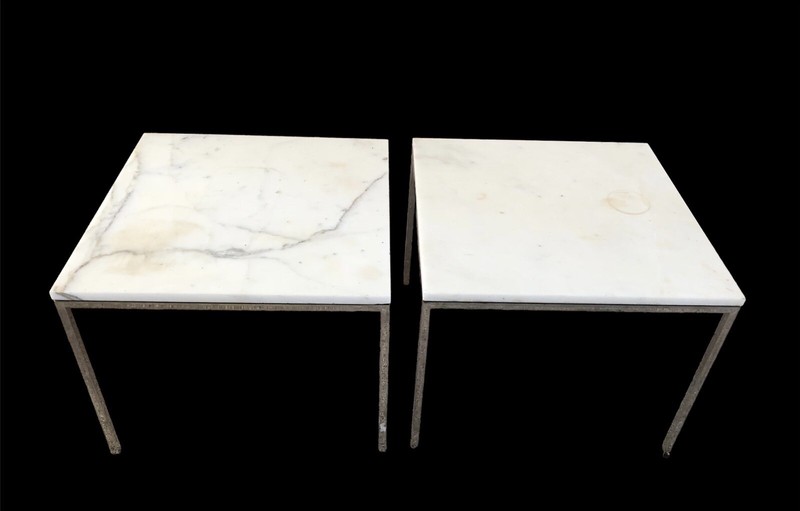 VTG 1950s NY Knoll Marble Table EAMES Herman Miller MCM Shell Lounge Saarinen gallery