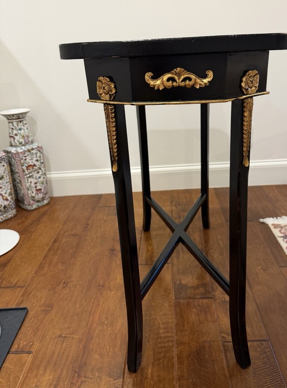 Elegant Black and Gold Console gallery