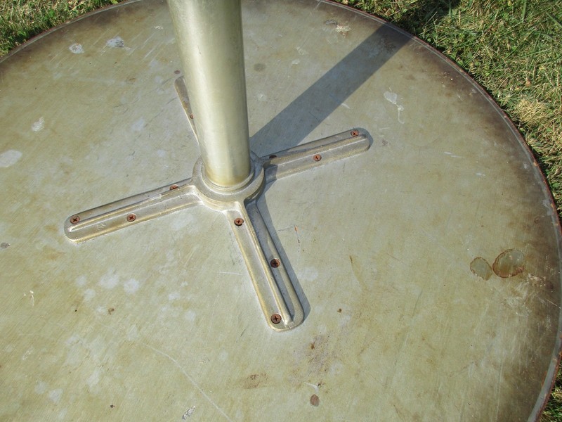 Vinage Thonet round dining/office Table. formica top gallery