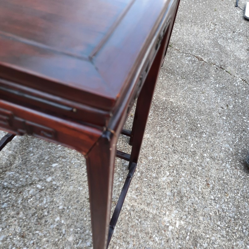 Vintage Rosewood Asian Nesting Tables Set of 4 gallery
