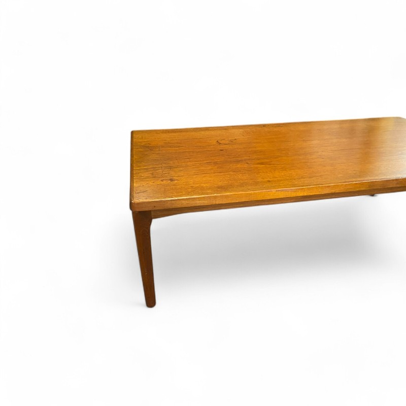 Circa 1960s Henning Kjaernulf for Vejle Stole & Møbelfabrik, Teak Coffee Table gallery