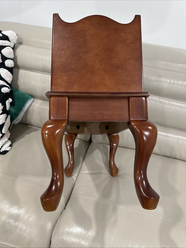 Bombay Mahogany Magazine Rack /Magazine Stand Excellent Condition 9”Wx19”Lx19”H gallery