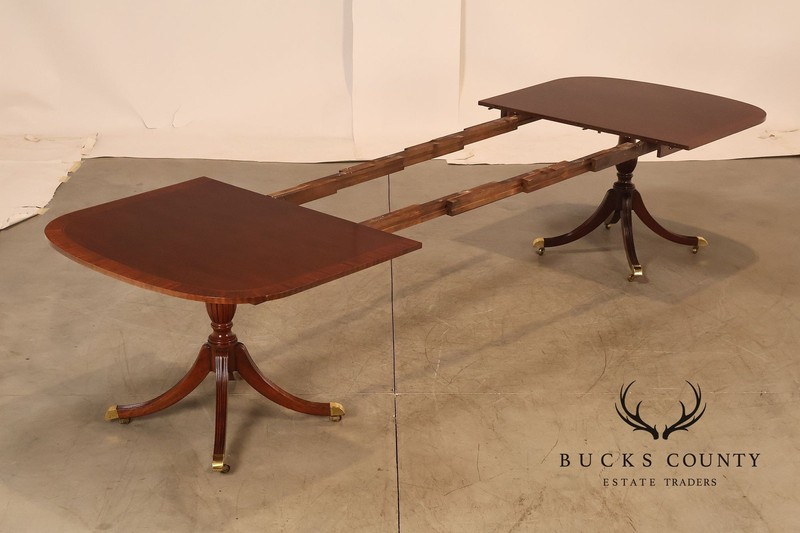 Councill Craftsmen Double Pedestal Mahogany Dining Table gallery