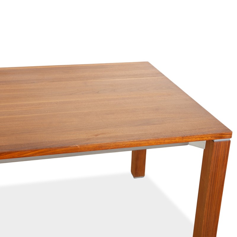 Team 7 Wooden Dining Table Brown Extendable Function gallery