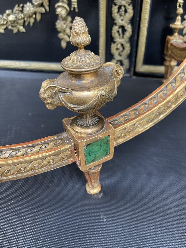 Museum Louis XVI Coffee Table / Side Table, Russia Around 1790, Gilded gallery