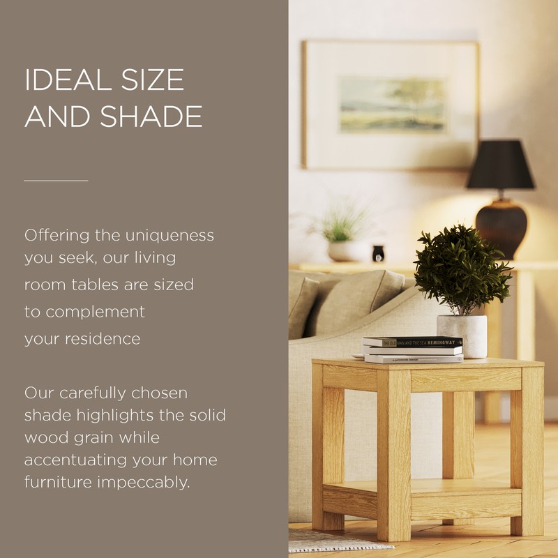 Maven Lane Paulo Wooden Side Table in Weathered Natural Finish gallery
