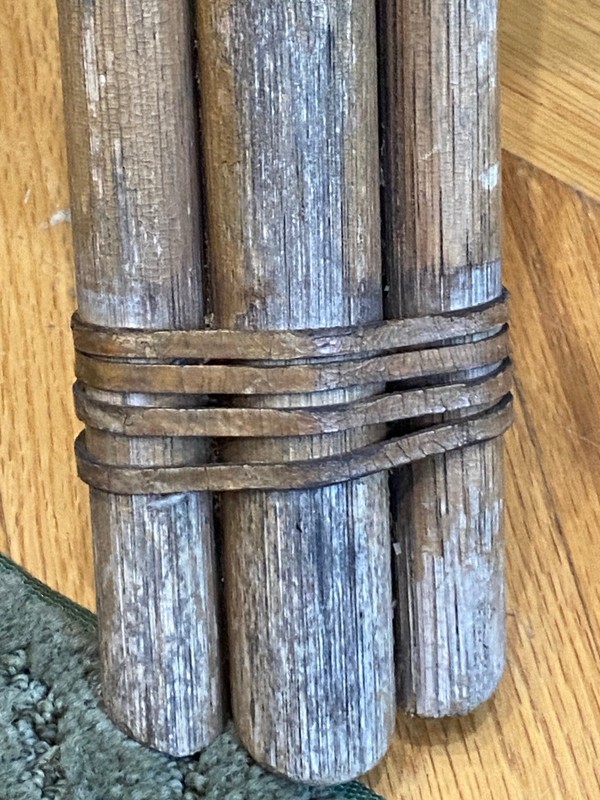 Vtg Palecek Bamboo Rattan Wicker Dinning/Side Table No Glass Top gallery