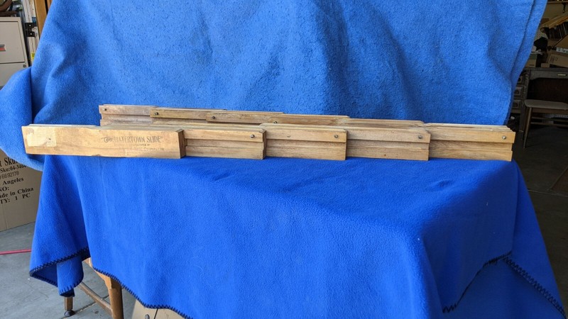 Price Reduced - Watertown Slide Table Extensions Circa 1950 gallery