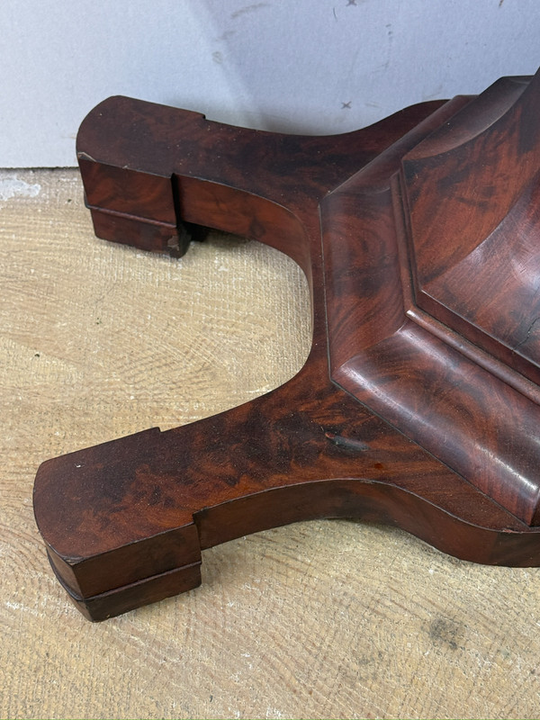 antique empire Meeks card game console table flame mahogany 1830 gallery