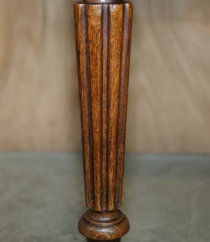 ANTIQUE FRENCH TWO PLANK TOP FARMHOUSE BURR FRUITWOOD REFECTORY DINING TABLE gallery