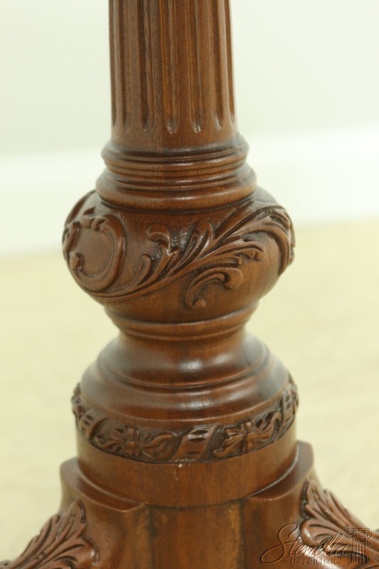 L54705EC: Bench Made Chippendale Ball & Claw Mahogany Tilt Top Table gallery