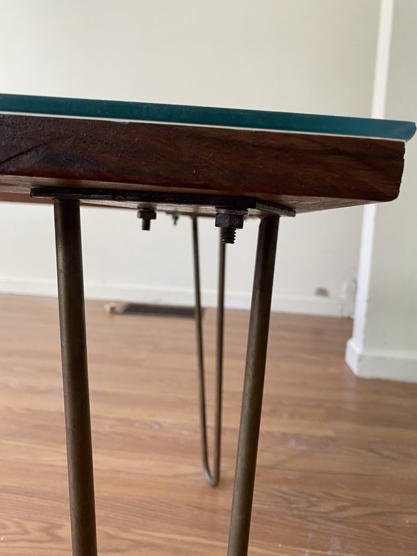 Vintage Scandinavian MCM Mid-Century Modern side table coffee table end table gallery
