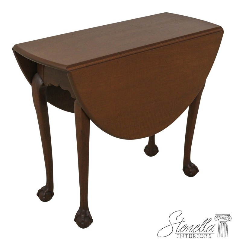 59465: KITTINGER CW-134 Ball & Claw Colonial Williamsburg Drop Leaf Table