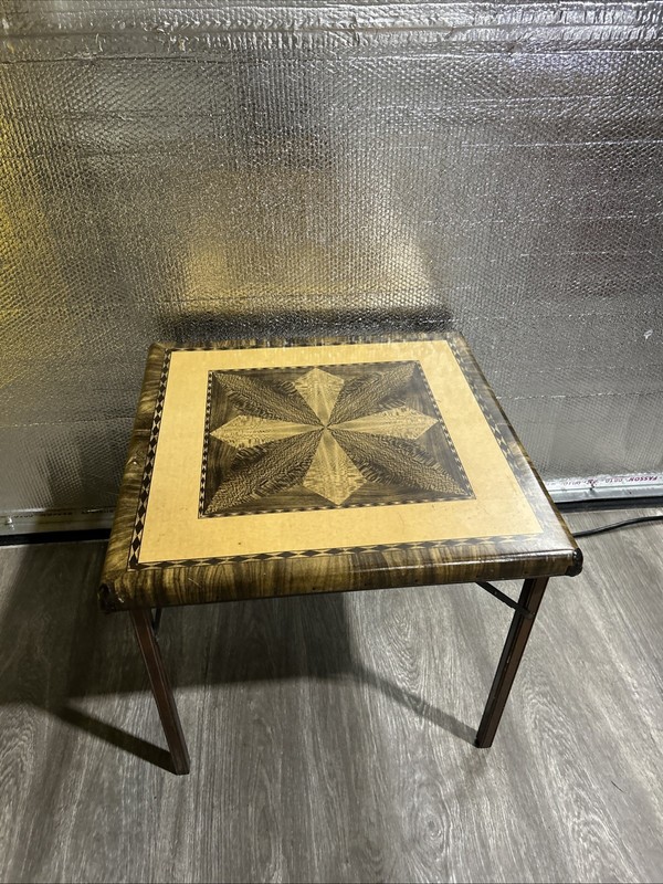 Vintage Samson (Samsonite) Table 1930’s Shwayder Bros Detroit MI Nice Geometric