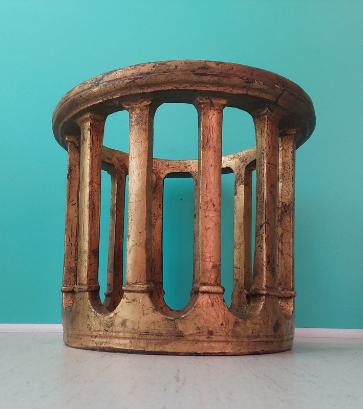 Vintage Colonnade Table Base italian regency 1960’s hollywood neo classical