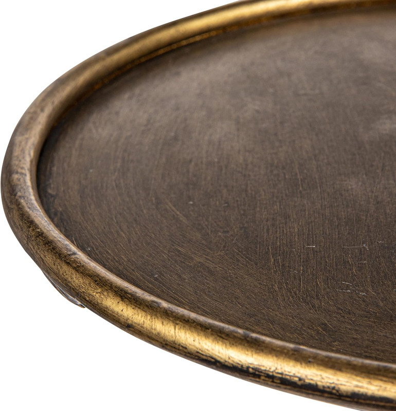 Metal Cocktail, Antique Brass Martini Table gallery