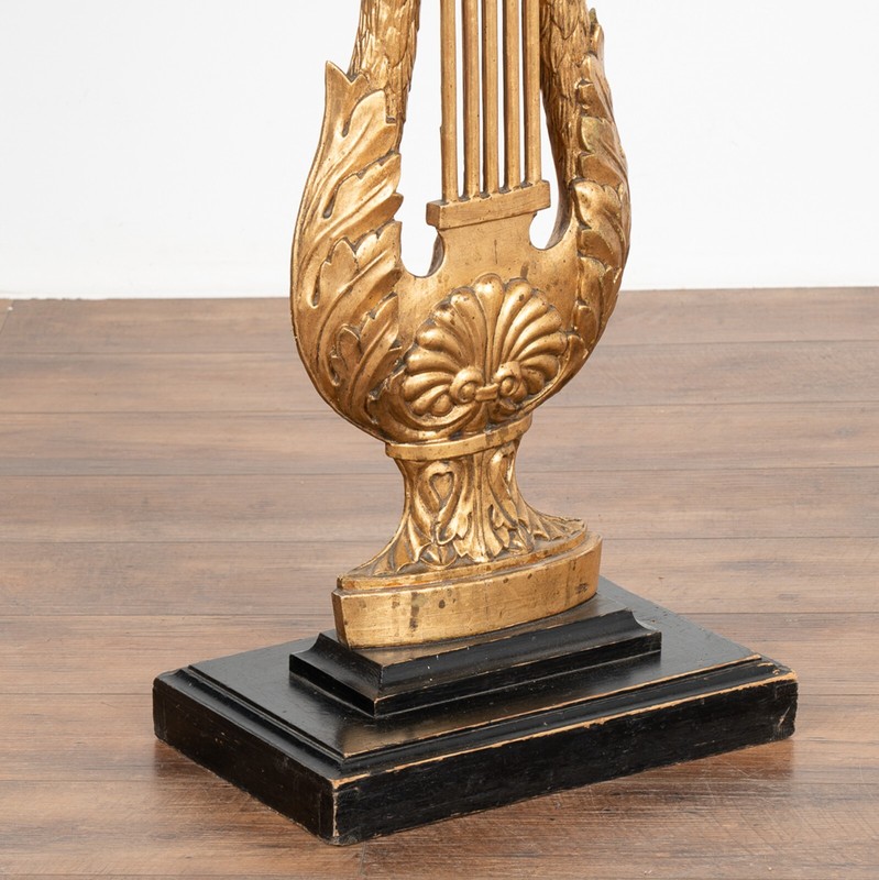 Black and Gold Eagle Console Table, Sweden circa 1830 gallery