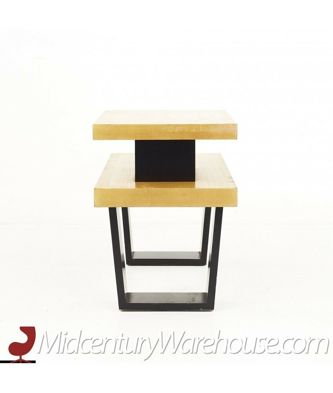 Paul Frankl Mid Century 2 Tier End Side Tables - A Pair gallery