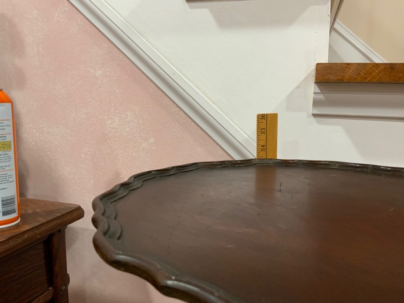 Antique 3 Tier Pie Crust Table by Ferguson Bro. Hoboken NJ 34” tall gallery