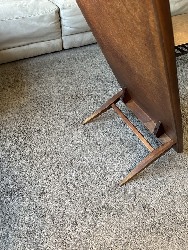 Vintage Lane Mid-Century Modern “Switchblade” Or Swivel Top Coffee Table gallery
