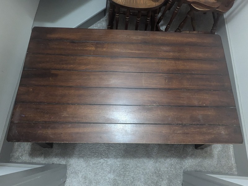 Cherry wood cocktail table gallery
