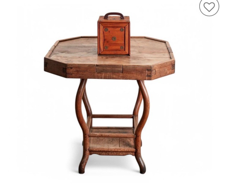 19th Century Indonesian Game Table