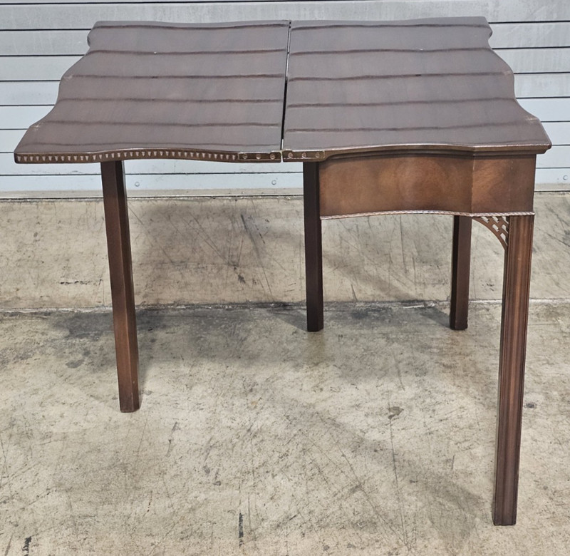 Kittinger Williamsburg Chippendale Style Mahogany Hall Table Game Table CW 3 gallery