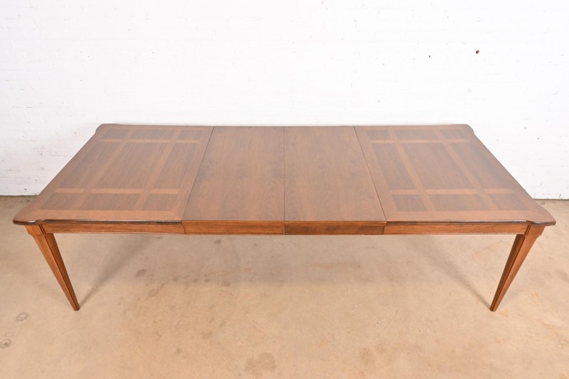 Thomasville French Regency Louis XVI Pecan Wood Dining Table, Refinished gallery