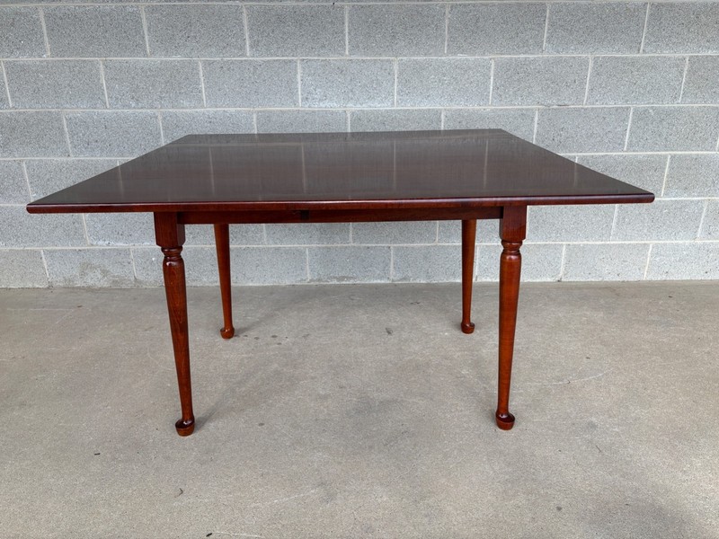 HITCHCOCK RIVERTON FINISH 48" CHERRY DROP LEAF DINING TABLE gallery