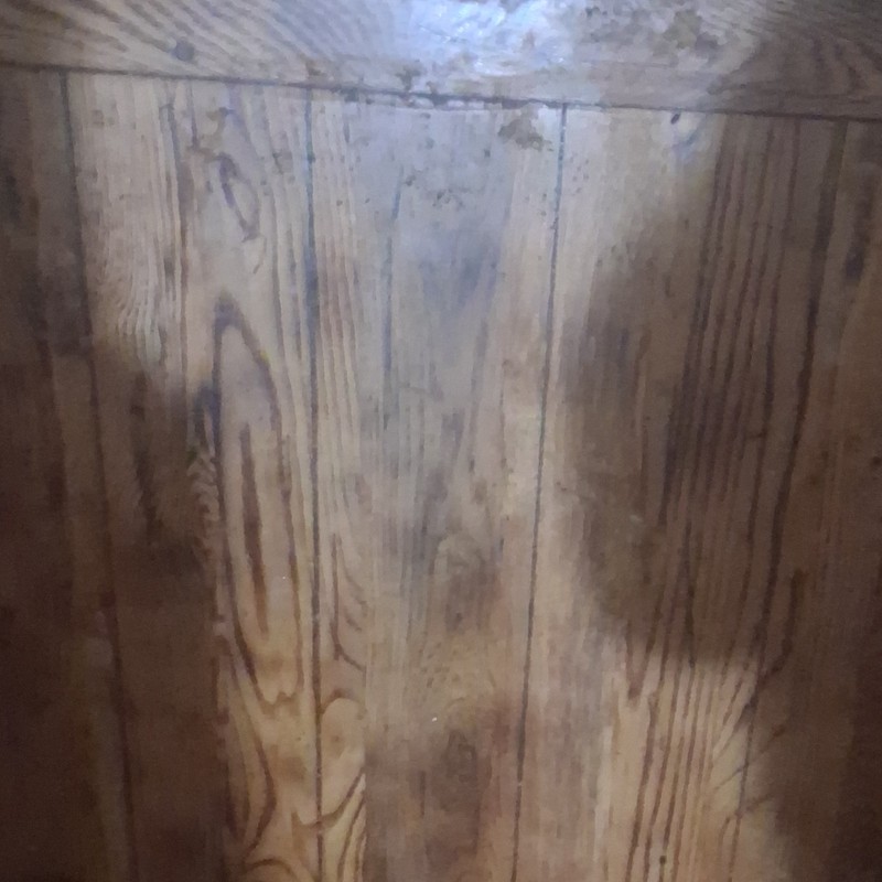 Vintage Rustic Farmhouse Mission Arts & Crafts Style Solid Oak Wood Table