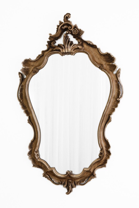 Pair of Italian Rococo Style Carved Wall Mirrors gallery
