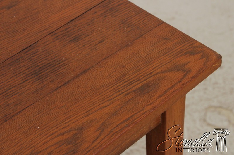 F72606: STICKLEY Antique Oak Library Table gallery