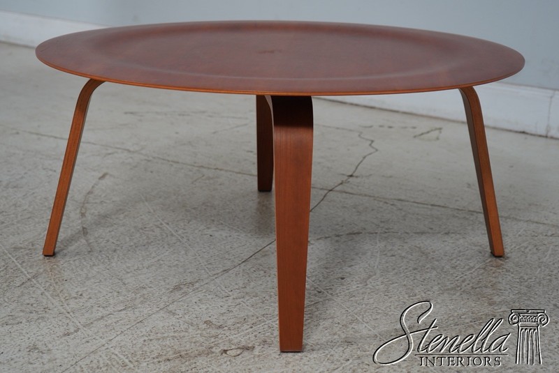 F66124: HERMAN MILLER Eames Model Round Modern Coffee Table gallery