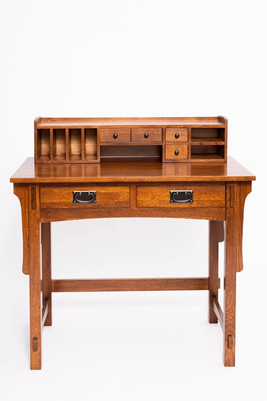 Mission Style Library Table with Removable Organizer gallery