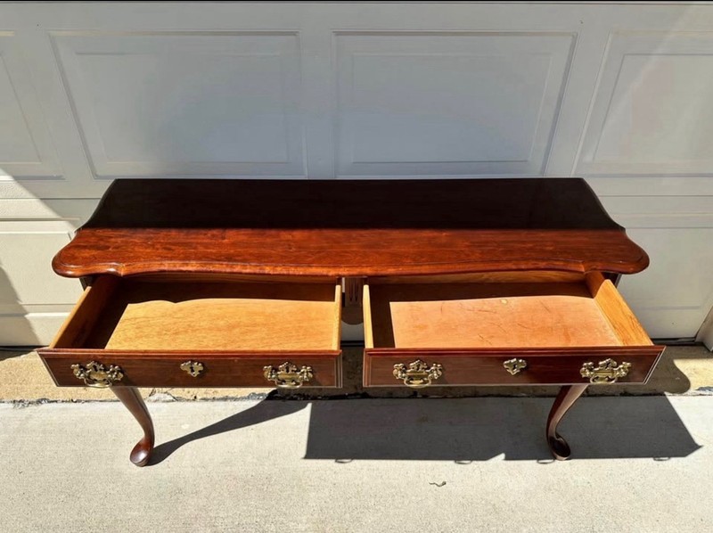 Pennsylvania House Cherry Queen Anne Console Sofa Table gallery
