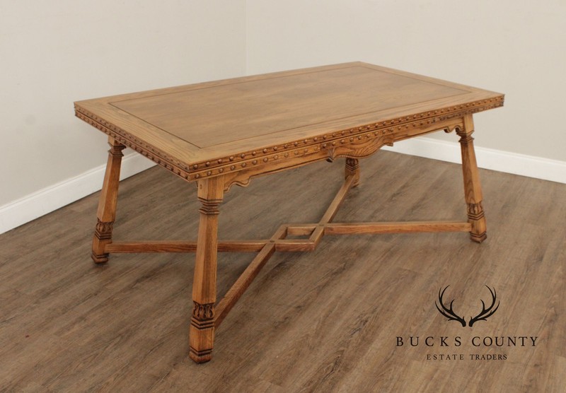 Romweber Viking Oak Draw-Leaf Dining Table gallery