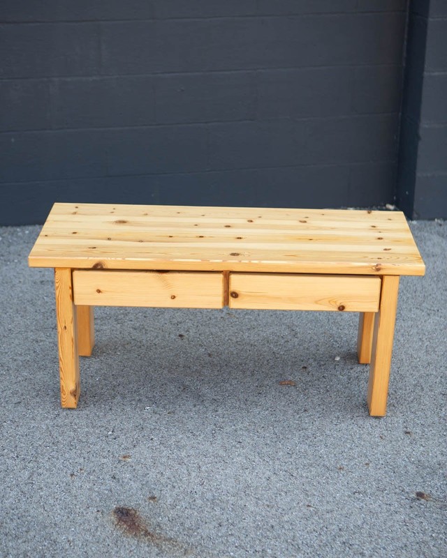 1960s Swedish Pine Coffee Table