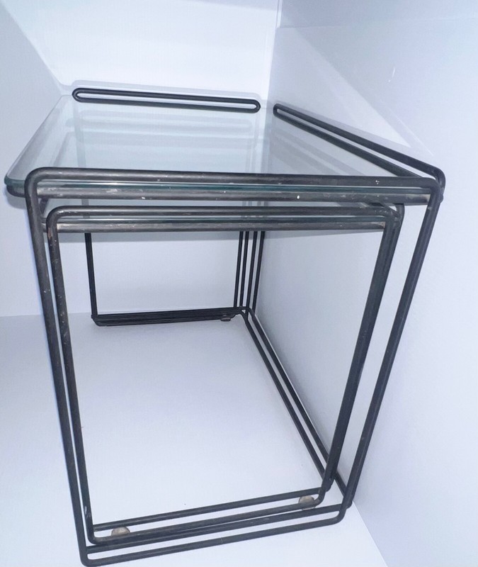 MAX SAUZE ISOCSEE NESTING TABLES From Studio 1970s Mid Century Minimalism gallery