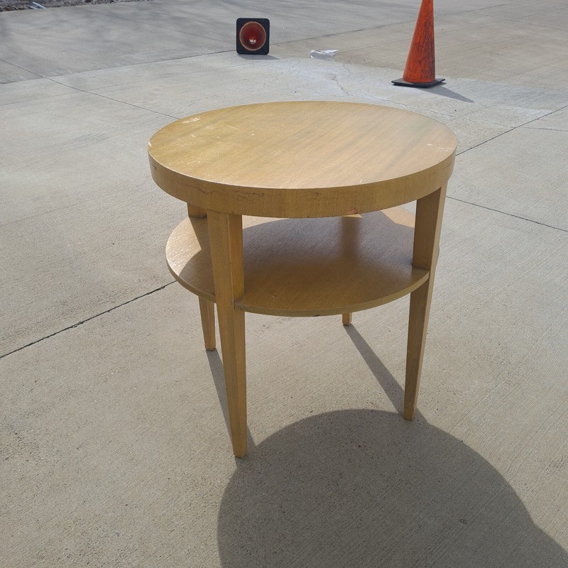 1950s T.H. Robsjohn-Gibbings Widdicomb Modern Original Lamp Side Table gallery