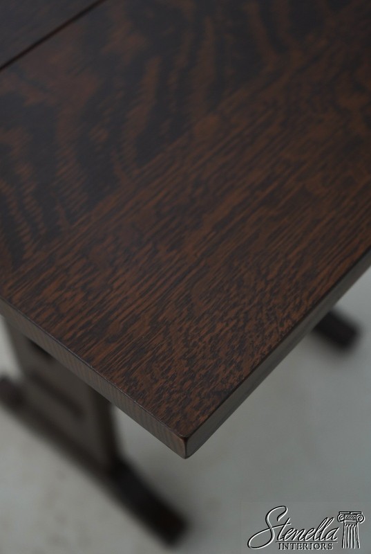 71942: STICKLEY Small Mission Oak Dropleaf Occasional Table gallery
