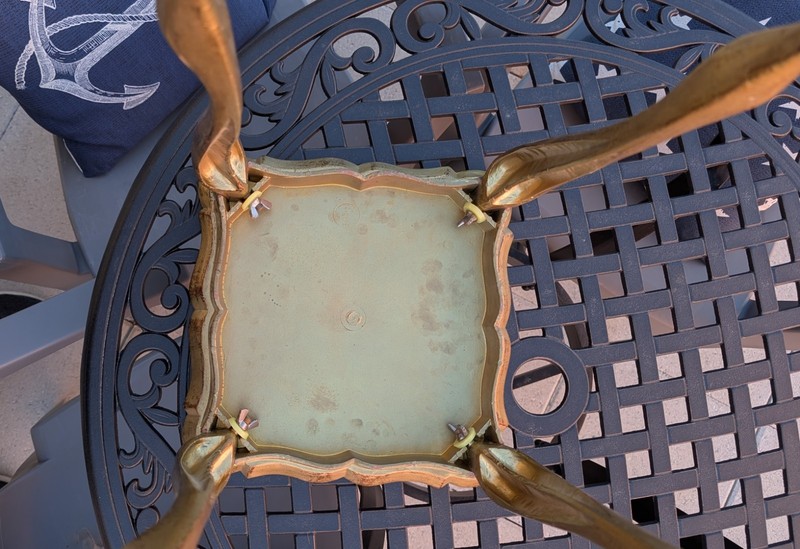 1 Florentine Nesting Table Gold Tone MCM Hollywood Regency Vintage Italy gallery